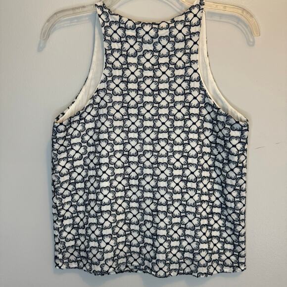 Mi Ami Francesca’s 100% Cotton Shell Embroidered tank size XS - Picture 2 of 8